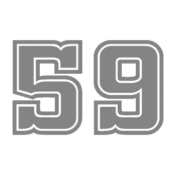 Polep vozidla Startovní číslo 59 typ 5 (17 - šedá) SAMOLEPKA NA AUTO, NÁLEPKA, FÓLIE, POLEP, TUNING, VLASTNÍ TEXT, TISK, AUTOSAMOLEPKY.cz, POLEPY, OBRÁZEK, LOGO, 3D STICKERS