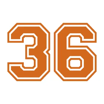 Polep vozidla Startovní číslo 36 typ 4 (26 - oříšková) SAMOLEPKA NA AUTO, NÁLEPKA, FÓLIE, POLEP, TUNING, VLASTNÍ TEXT, TISK, AUTOSAMOLEPKY.cz, POLEPY, OBRÁZEK, LOGO, 3D STICKERS