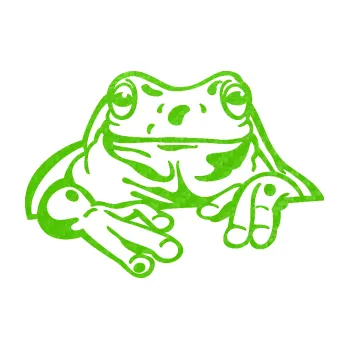 Samolepící dekorace SAMOLEPKA Žába 005 levá (58 - 3D karbon zelený kawasaki) NA AUTO, NÁLEPKA, FÓLIE, POLEP, TUNING, VLASTNÍ TEXT, TISK, AUTOSAMOLEPKY.cz, POLEPY, OBRÁZEK, LOGO, SAMOLEPKY