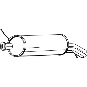 Tlumič výfuku Zadní tlumič výfuku BOSAL 135-547