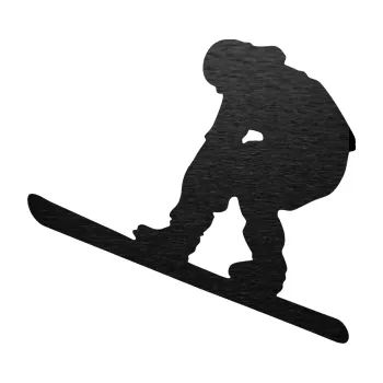 Samolepicí dekorace na vozidlo Snowboard 002 levá (63 - škrábaný kov černý) SAMOLEPKA NA AUTO, NÁLEPKA, FÓLIE, POLEP, TUNING, VLASTNÍ TEXT, TISK, AUTOSAMOLEPKY.cz, POLEPY, OBRÁZEK, LOGO, 3D STICKERS