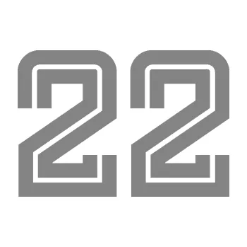 Polep vozidla Startovní číslo 22 typ 7 (17 - šedá) SAMOLEPKA NA AUTO, NÁLEPKA, FÓLIE, POLEP, TUNING, VLASTNÍ TEXT, TISK, AUTOSAMOLEPKY.cz, POLEPY, OBRÁZEK, LOGO, 3D STICKERS