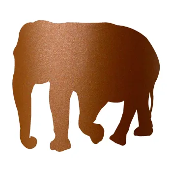 Samolepící dekorace Slon 018 levá (44 - měděná metalíza) SAMOLEPKA NA AUTO, NÁLEPKA, FÓLIE, POLEP, TUNING, VLASTNÍ TEXT, TISK, AUTOSAMOLEPKY.cz, POLEPY, OBRÁZEK, LOGO, 3D STICKERS