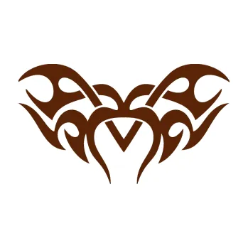 Polep vozidla Tetování 065 (15 - hnědá) SAMOLEPKA NA AUTO, NÁLEPKA, FÓLIE, POLEP, TUNING, VLASTNÍ TEXT, TISK, AUTOSAMOLEPKY.cz, POLEPY, OBRÁZEK, LOGO, 3D STICKERS