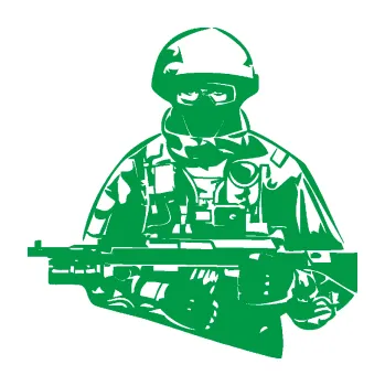 Samolepící dekorace Voják 013 levá (12 - zelená) SAMOLEPKA NA AUTO, NÁLEPKA, FÓLIE, POLEP, TUNING, VLASTNÍ TEXT, TISK, AUTOSAMOLEPKY.cz, POLEPY, OBRÁZEK, LOGO, 3D STICKERS