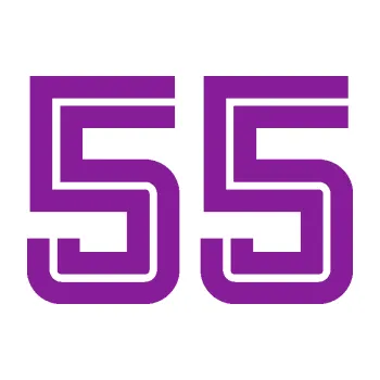 Polep vozidla Startovní číslo 55 typ 7 (14 - fialová) SAMOLEPKA NA AUTO, NÁLEPKA, FÓLIE, POLEP, TUNING, VLASTNÍ TEXT, TISK, AUTOSAMOLEPKY.cz, POLEPY, OBRÁZEK, LOGO, 3D STICKERS