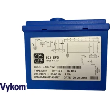 Příslušenství ke kotli Řídící a zapalovací automatika SIT 503 EFD-DMR, Tw 1,5s Ts 10s, kód:503102