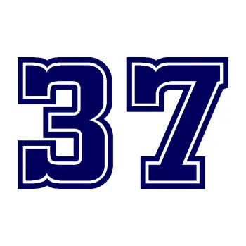 Polep vozidla Startovní číslo 37 typ 5 (23 - tmavě modrá) SAMOLEPKA NA AUTO, NÁLEPKA, FÓLIE, POLEP, TUNING, VLASTNÍ TEXT, TISK, AUTOSAMOLEPKY.cz, POLEPY, OBRÁZEK, LOGO, 3D STICKERS