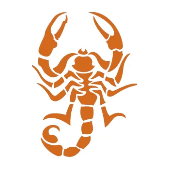 Polep vozidla Štír 004 levá (26 - oříšková) SAMOLEPKA NA AUTO, NÁLEPKA, FÓLIE, POLEP, TUNING, VLASTNÍ TEXT, TISK, AUTOSAMOLEPKY.cz, POLEPY, OBRÁZEK, LOGO, 3D STICKERS