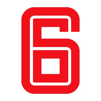 Polep vozidla SAMOLEPKA Startovní číslo 6 typ 7 (10 - červená) NA AUTO, NÁLEPKA, FÓLIE, POLEP, TUNING, VLASTNÍ TEXT, TISK, AUTOSAMOLEPKY.cz, POLEPY, OBRÁZEK, LOGO, SAMOLEPKY