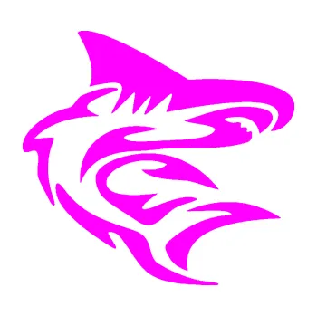 Samolepicí dekorace na vozidlo Shark 002 pravá (72 - Fluorescentní růžová) SAMOLEPKA NA AUTO, NÁLEPKA, FÓLIE, POLEP, TUNING, VLASTNÍ TEXT, TISK, AUTOSAMOLEPKY.cz, POLEPY, OBRÁZEK, LOGO, 3D STICKERS