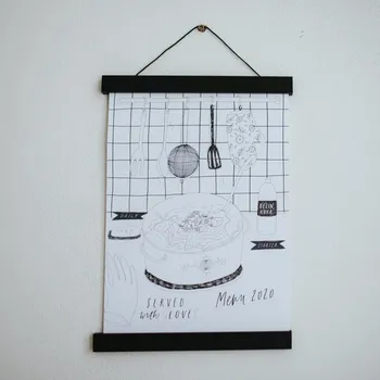 Be Nice Magnetická dřevěná lišta černá 21 cm