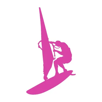 Polep vozidla SAMOLEPKA Windsurfing 001 levá (16 - růžová) NA AUTO, NÁLEPKA, FÓLIE, POLEP, TUNING, VLASTNÍ TEXT, TISK, AUTOSAMOLEPKY.cz, POLEPY, OBRÁZEK, LOGO, SAMOLEPKY