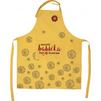 Kuchyňská zástěra Zástěra bavlna kuch. NEJLEPŠÍ BABIČKA CZ