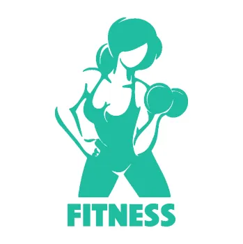 Polep vozidla Fitness 002 pravá posilování s činkou (25 - tyrkysová) SAMOLEPKA NA AUTO, NÁLEPKA, FÓLIE, POLEP, TUNING, VLASTNÍ TEXT, TISK, AUTOSAMOLEPKY.cz, POLEPY, OBRÁZEK, LOGO, 3D STICKERS