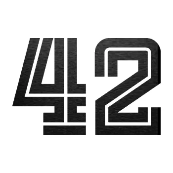 Polep vozidla Startovní číslo 42 typ 7 (63 - škrábaný kov černý) SAMOLEPKA NA AUTO, NÁLEPKA, FÓLIE, POLEP, TUNING, VLASTNÍ TEXT, TISK, AUTOSAMOLEPKY.cz, POLEPY, OBRÁZEK, LOGO, 3D STICKERS