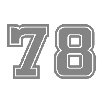 Polep vozidla Startovní číslo 78 typ 5 (17 - šedá) SAMOLEPKA NA AUTO, NÁLEPKA, FÓLIE, POLEP, TUNING, VLASTNÍ TEXT, TISK, AUTOSAMOLEPKY.cz, POLEPY, OBRÁZEK, LOGO, 3D STICKERS