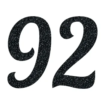 Polep vozidla Startovní číslo 92 typ 3 (85 - Ultra Metalic černá) SAMOLEPKA NA AUTO, NÁLEPKA, FÓLIE, POLEP, TUNING, VLASTNÍ TEXT, TISK, AUTOSAMOLEPKY.cz, POLEPY, OBRÁZEK, LOGO, 3D STICKERS