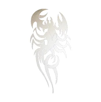 Polep vozidla SAMOLEPKA Štír 008 levá (82 - odrazková reflexní bílá) NA AUTO, NÁLEPKA, FÓLIE, POLEP, TUNING, VLASTNÍ TEXT, TISK, AUTOSAMOLEPKY.cz, POLEPY, OBRÁZEK, LOGO, SAMOLEPKY