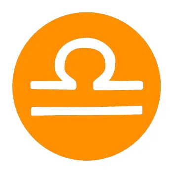 Samolepící dekorace Váhy 001 - horoskop (06 - oranžová) SAMOLEPKA NA AUTO, NÁLEPKA, FÓLIE, POLEP, TUNING, VLASTNÍ TEXT, TISK, AUTOSAMOLEPKY.cz, POLEPY, OBRÁZEK, LOGO, 3D STICKERS