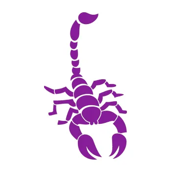 Polep vozidla SAMOLEPKA Štír 011 levá (14 - fialová) NA AUTO, NÁLEPKA, FÓLIE, POLEP, TUNING, VLASTNÍ TEXT, TISK, AUTOSAMOLEPKY.cz, POLEPY, OBRÁZEK, LOGO, SAMOLEPKY