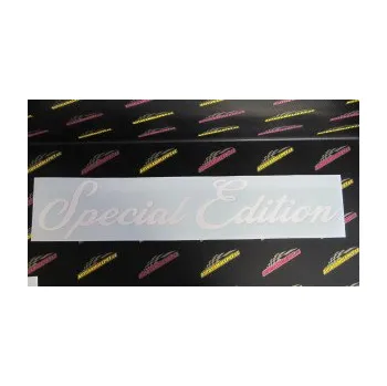 Polep vozidla SAMOLEPKA Special edition 003 nápis (10 - červená) NA AUTO, NÁLEPKA, FÓLIE, POLEP, TUNING, VLASTNÍ TEXT, TISK, AUTOSAMOLEPKY.cz, POLEPY, OBRÁZEK, LOGO, SAMOLEPKY