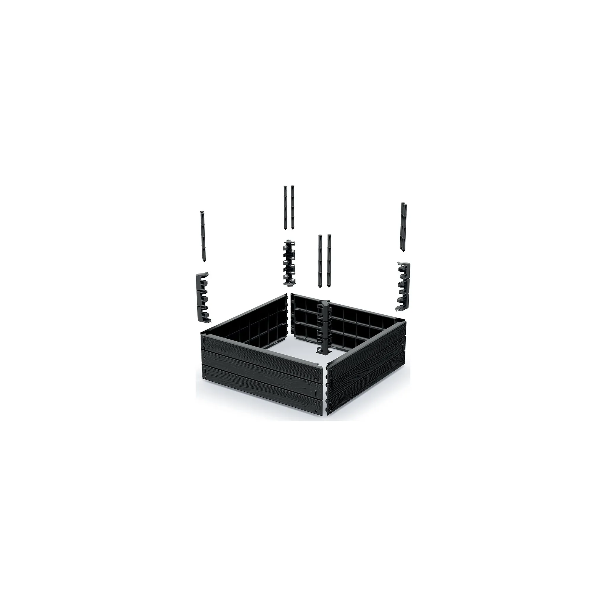Fotografie 3 - Vyvýšený záhon Prosperplast Base Woody IBWR-S433 149,2 x 75,6 x 25 cm