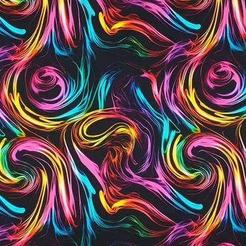 Teplákovina B0120 černá, barevný kouř, š.160