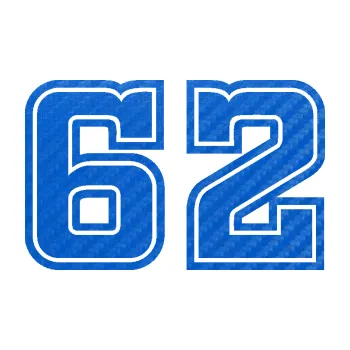 Polep vozidla Startovní číslo 62 typ 5 (57 - 3D karbon modrý) SAMOLEPKA NA AUTO, NÁLEPKA, FÓLIE, POLEP, TUNING, VLASTNÍ TEXT, TISK, AUTOSAMOLEPKY.cz, POLEPY, OBRÁZEK, LOGO, 3D STICKERS