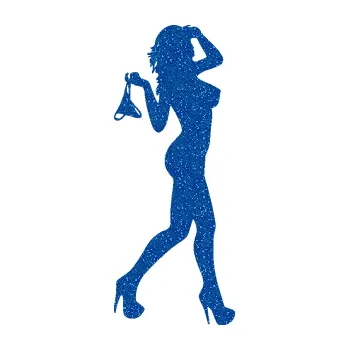 Samolepicí dekorace na vozidlo Sexy lady 002 pravá (88 - Ultra Metalic modrá) SAMOLEPKA NA AUTO, NÁLEPKA, FÓLIE, POLEP, TUNING, VLASTNÍ TEXT, TISK, AUTOSAMOLEPKY.cz, POLEPY, OBRÁZEK, LOGO, 3D STICKERS