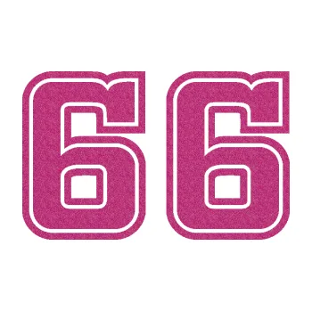 Polep vozidla Startovní číslo 66 typ 5 (90 - Ultra Metalic růžová) SAMOLEPKA NA AUTO, NÁLEPKA, FÓLIE, POLEP, TUNING, VLASTNÍ TEXT, TISK, AUTOSAMOLEPKY.cz, POLEPY, OBRÁZEK, LOGO, 3D STICKERS