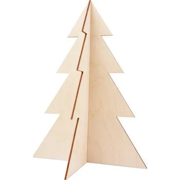 kreativní sada Dřevěný výřez skládací stromek 30cm