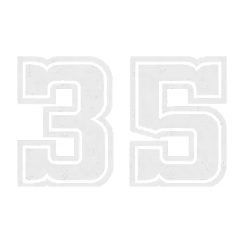 Polep vozidla Startovní číslo 35 typ 5 (84 - Ultra Metalic bílá) SAMOLEPKA NA AUTO, NÁLEPKA, FÓLIE, POLEP, TUNING, VLASTNÍ TEXT, TISK, AUTOSAMOLEPKY.cz, POLEPY, OBRÁZEK, LOGO, 3D STICKERS