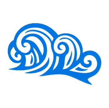 Samolepící dekorace Vlny 003 levá moře (11 - modrá oceán) SAMOLEPKA NA AUTO, NÁLEPKA, FÓLIE, POLEP, TUNING, VLASTNÍ TEXT, TISK, AUTOSAMOLEPKY.cz, POLEPY, OBRÁZEK, LOGO, 3D STICKERS