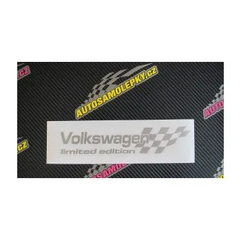 Polep vozidla SAMOLEPKA Volkswagen limited edition pravá (10 - červená) NA AUTO, NÁLEPKA, FÓLIE, POLEP, TUNING, VLASTNÍ TEXT, TISK, AUTOSAMOLEPKY.cz, POLEPY, OBRÁZEK, LOGO, SAMOLEPKY