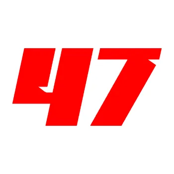 Polep vozidla Startovní číslo 47 typ 6 (74 - Fluorescentní červená) SAMOLEPKA NA AUTO, NÁLEPKA, FÓLIE, POLEP, TUNING, VLASTNÍ TEXT, TISK, AUTOSAMOLEPKY.cz, POLEPY, OBRÁZEK, LOGO, 3D STICKERS