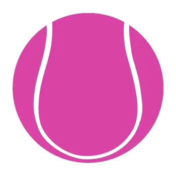 Polep vozidla Tenisový míček (16 - růžová) SAMOLEPKA NA AUTO, NÁLEPKA, FÓLIE, POLEP, TUNING, VLASTNÍ TEXT, TISK, AUTOSAMOLEPKY.cz, POLEPY, OBRÁZEK, LOGO, 3D STICKERS