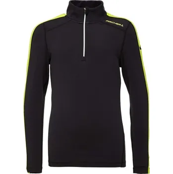 Triko 1/2 zip funkční Fischer Fischer Golm Shirt Velikost: 128 černá