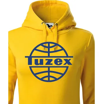Dámská mikina Dámská mikina s potiskem Tuzex, Barva Žlutá, Velikost XL, Canvas Dámská mikina Bezvatriko.cz 0436