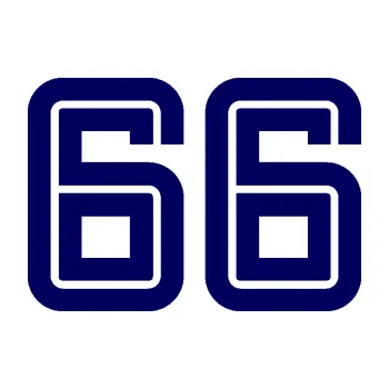 Polep vozidla Startovní číslo 66 typ 7 (23 - tmavě modrá) SAMOLEPKA NA AUTO, NÁLEPKA, FÓLIE, POLEP, TUNING, VLASTNÍ TEXT, TISK, AUTOSAMOLEPKY.cz, POLEPY, OBRÁZEK, LOGO, 3D STICKERS