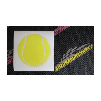 Polep vozidla Tenisový míček (17 - šedá) SAMOLEPKA NA AUTO, NÁLEPKA, FÓLIE, POLEP, TUNING, VLASTNÍ TEXT, TISK, AUTOSAMOLEPKY.cz, POLEPY, OBRÁZEK, LOGO, 3D STICKERS