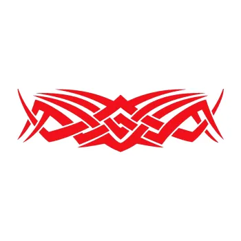 Polep vozidla SAMOLEPKA Tetování 076 (10 - červená) NA AUTO, NÁLEPKA, FÓLIE, POLEP, TUNING, VLASTNÍ TEXT, TISK, AUTOSAMOLEPKY.cz, POLEPY, OBRÁZEK, LOGO, SAMOLEPKY