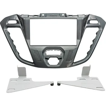 Autorádio Rámeček 2DIN rádia Ford Transit Custom / Tourneo Custom - stříbrná lesklá