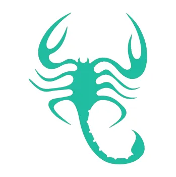 Polep vozidla Štír 002 pravá (25 - tyrkysová) SAMOLEPKA NA AUTO, NÁLEPKA, FÓLIE, POLEP, TUNING, VLASTNÍ TEXT, TISK, AUTOSAMOLEPKY.cz, POLEPY, OBRÁZEK, LOGO, 3D STICKERS