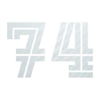 Polep vozidla SAMOLEPKA Startovní číslo 74 typ 7 (51 - 3D karbon bílý) NA AUTO, NÁLEPKA, FÓLIE, POLEP, TUNING, VLASTNÍ TEXT, TISK, AUTOSAMOLEPKY.cz, POLEPY, OBRÁZEK, LOGO, SAMOLEPKY