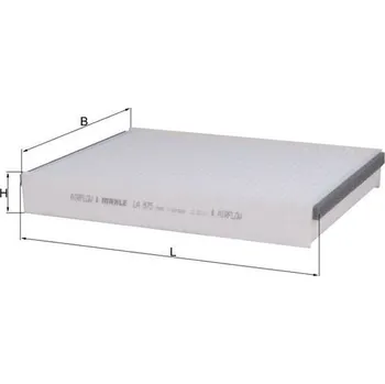 Ventilátor topení a klimatizace Filtr, vzduch v interiéru KNECHT LA 875