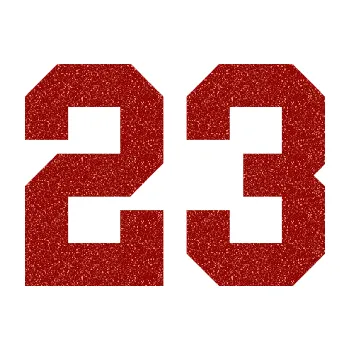 Polep vozidla Startovní číslo 23 (86 - Ultra Metalic červená) SAMOLEPKA NA AUTO, NÁLEPKA, FÓLIE, POLEP, TUNING, VLASTNÍ TEXT, TISK, AUTOSAMOLEPKY.cz, POLEPY, OBRÁZEK, LOGO, 3D STICKERS