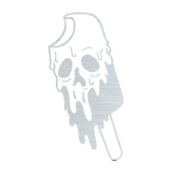 Samolepící dekorace SAMOLEPKA Nanuk 002 levá zombíkový (61 - škrábaný hliník) NA AUTO, NÁLEPKA, FÓLIE, POLEP, TUNING, VLASTNÍ TEXT, TISK, AUTOSAMOLEPKY.cz, POLEPY, OBRÁZEK, LOGO, SAMOLEPKY