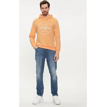 Pánská mikina Jack & Jones Mikina Forest 12249237 Oranžová Standard Fit M