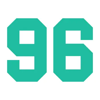 Polep vozidla Startovní číslo 96 (25 - tyrkysová) SAMOLEPKA NA AUTO, NÁLEPKA, FÓLIE, POLEP, TUNING, VLASTNÍ TEXT, TISK, AUTOSAMOLEPKY.cz, POLEPY, OBRÁZEK, LOGO, 3D STICKERS